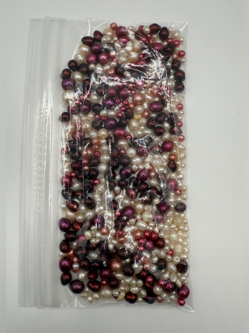 Freshwater Pearls Loose Beads Pink Red White Cream Maroon